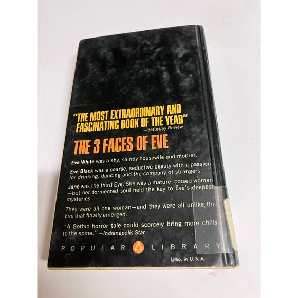The 3 Faces of Eve 1957 Book Harcover Perma-bound Ex-Libras Vintage Psychology - Picture 3 of 11